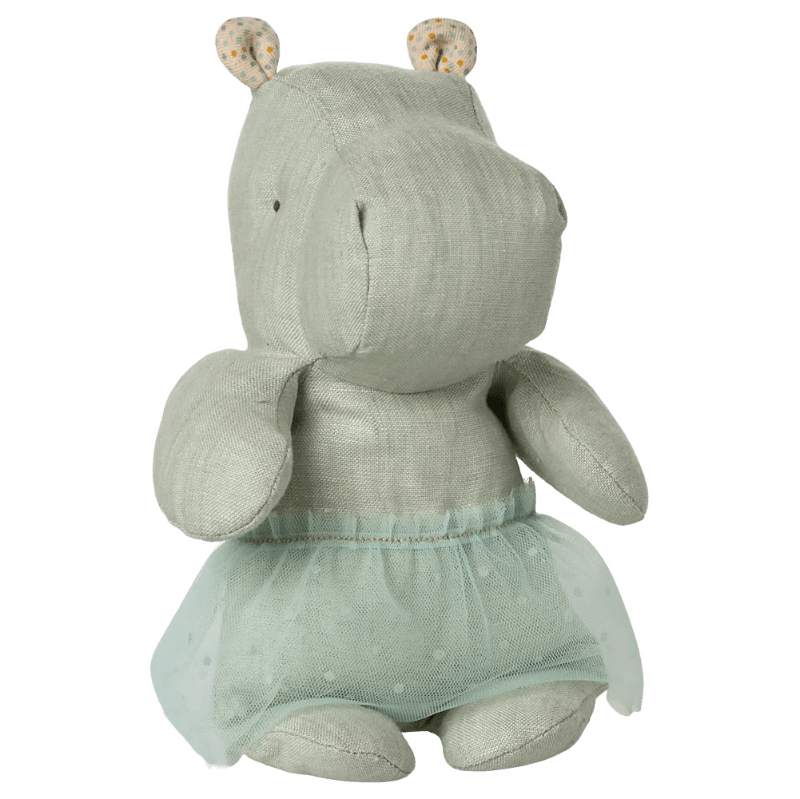Flodhest med tyl - Safari friends - Mint - Nordic Home Living