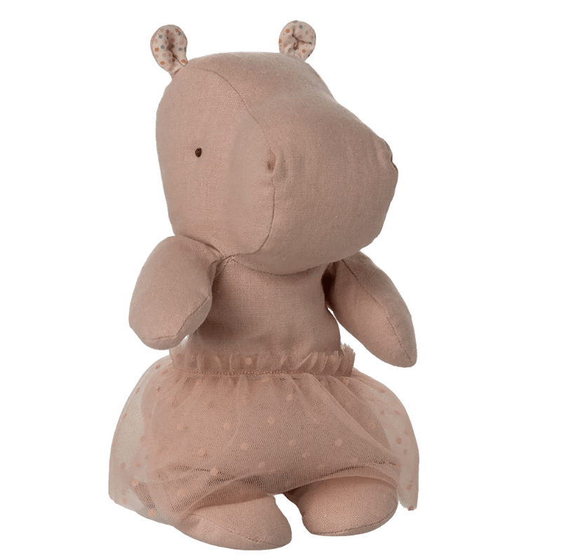 Flodhest med tyl - Safari friends - soft rose - Nordic Home Living