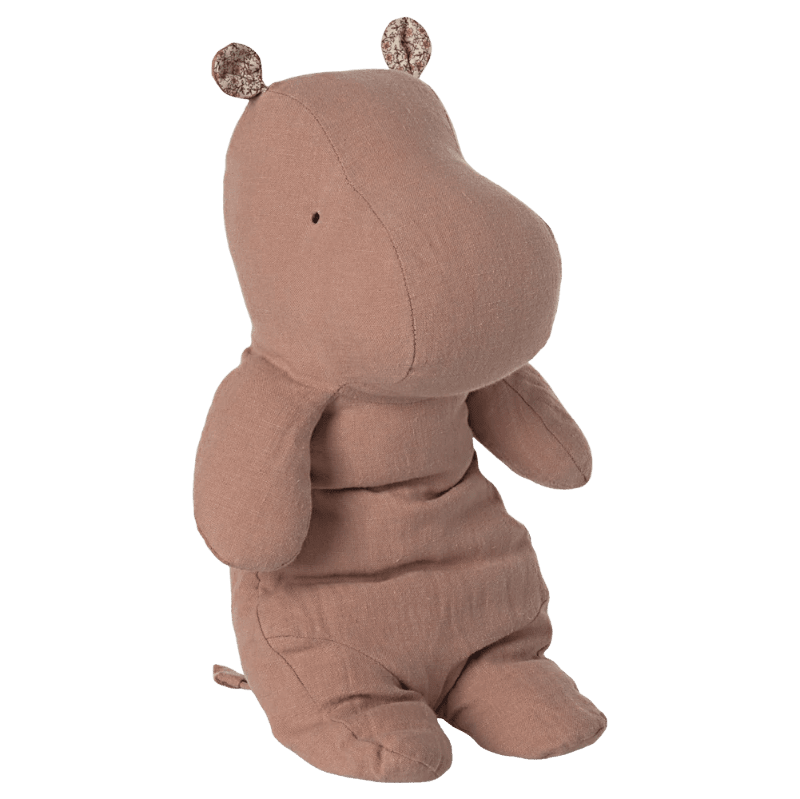 Flodhest - Safari friends - Medium - gammel rosa - Nordic Home Living