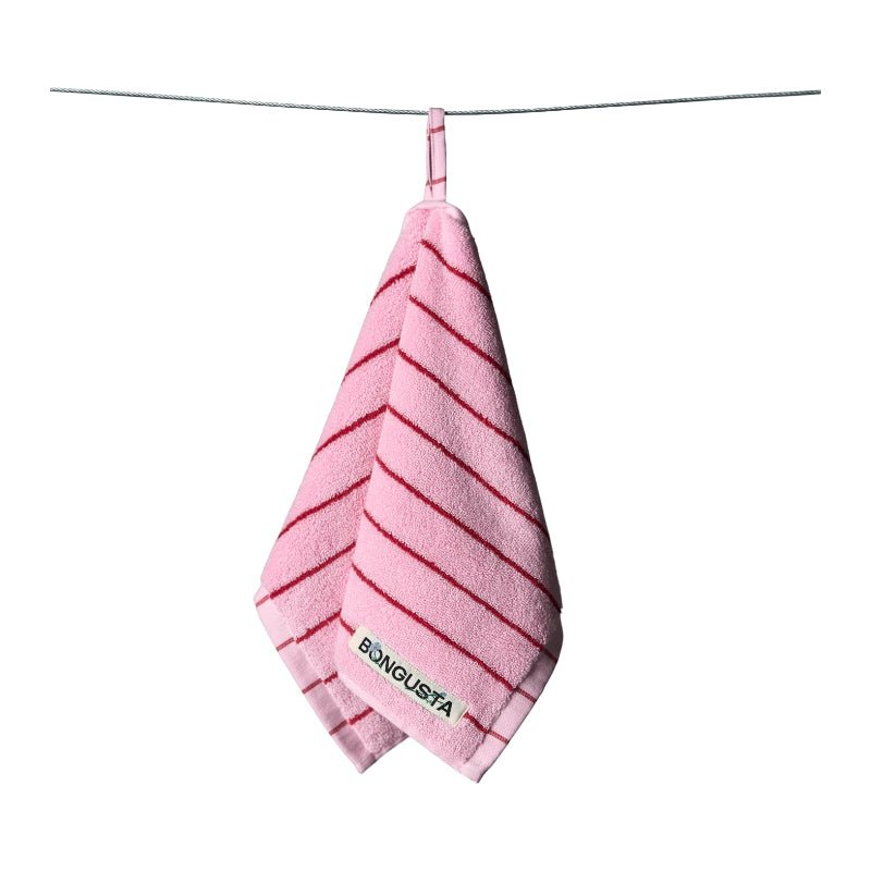 Gæstehåndklæde - Naram - Baby pink & ski patrol - Nordic Home Living