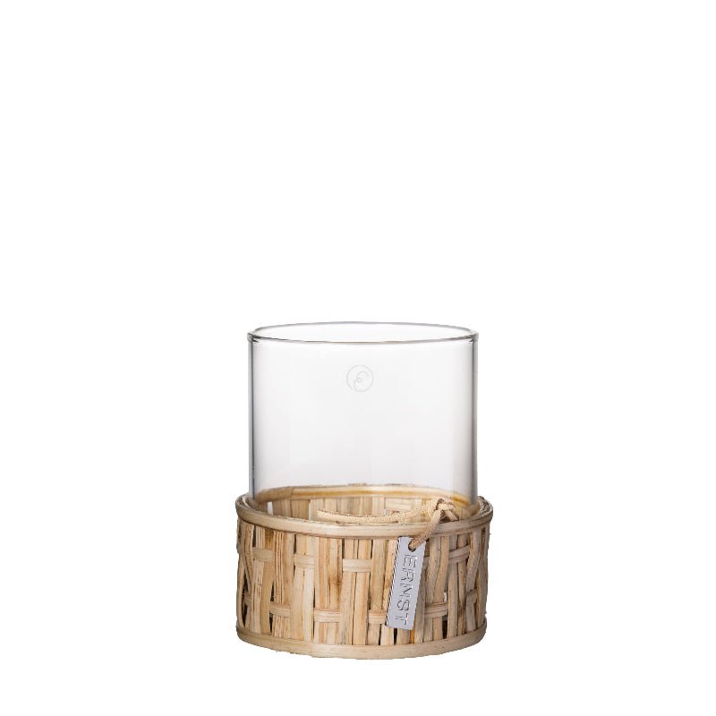 glasstage med flet - d7 - h8,5 cm - Nordic Home Living