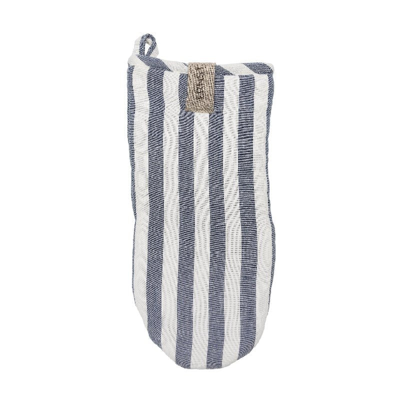 Grillhandske - Blå/hvid strib - Nordic Home Living