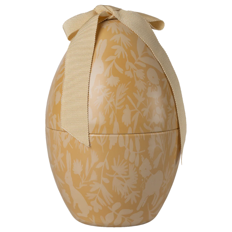 Påskeæg - Medium - Metal - Gul