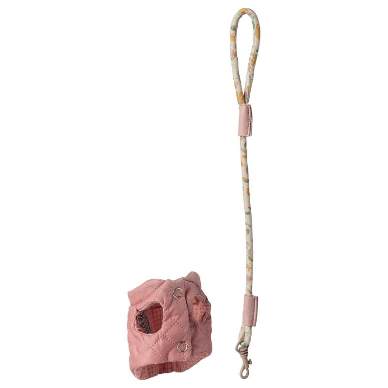 Halsbånd og snor til kæledyr - Rosa - Nordic Home Living