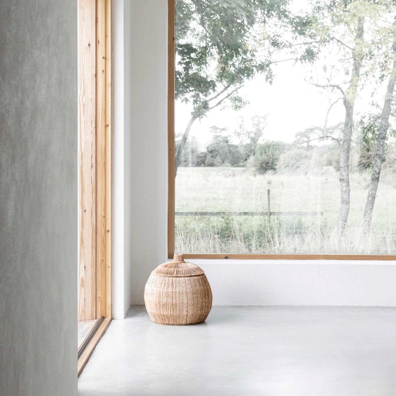 Håndlavet jutekurv - lille - Nordic Home Living