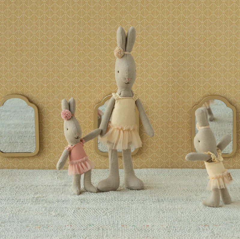 Hare - Mikro - balletdragt og tylskørt - creme - Nordic Home Living