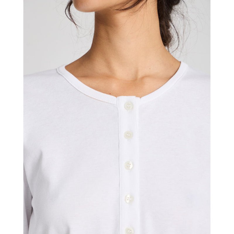 Ida - Cotton RIB GOTS - White - Nordic Home Living