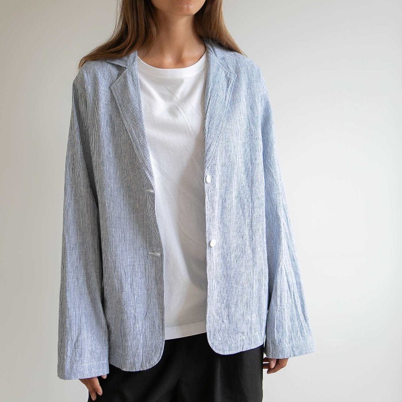 Jakke - Franka - Klassisk stripe - Nordic Home Living