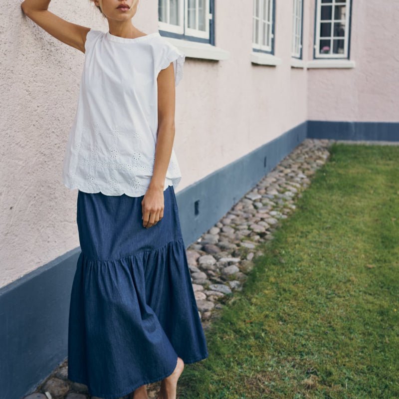 Joy Skirt - Blue Denim - KOMMER SNART! - Nordic Home Living