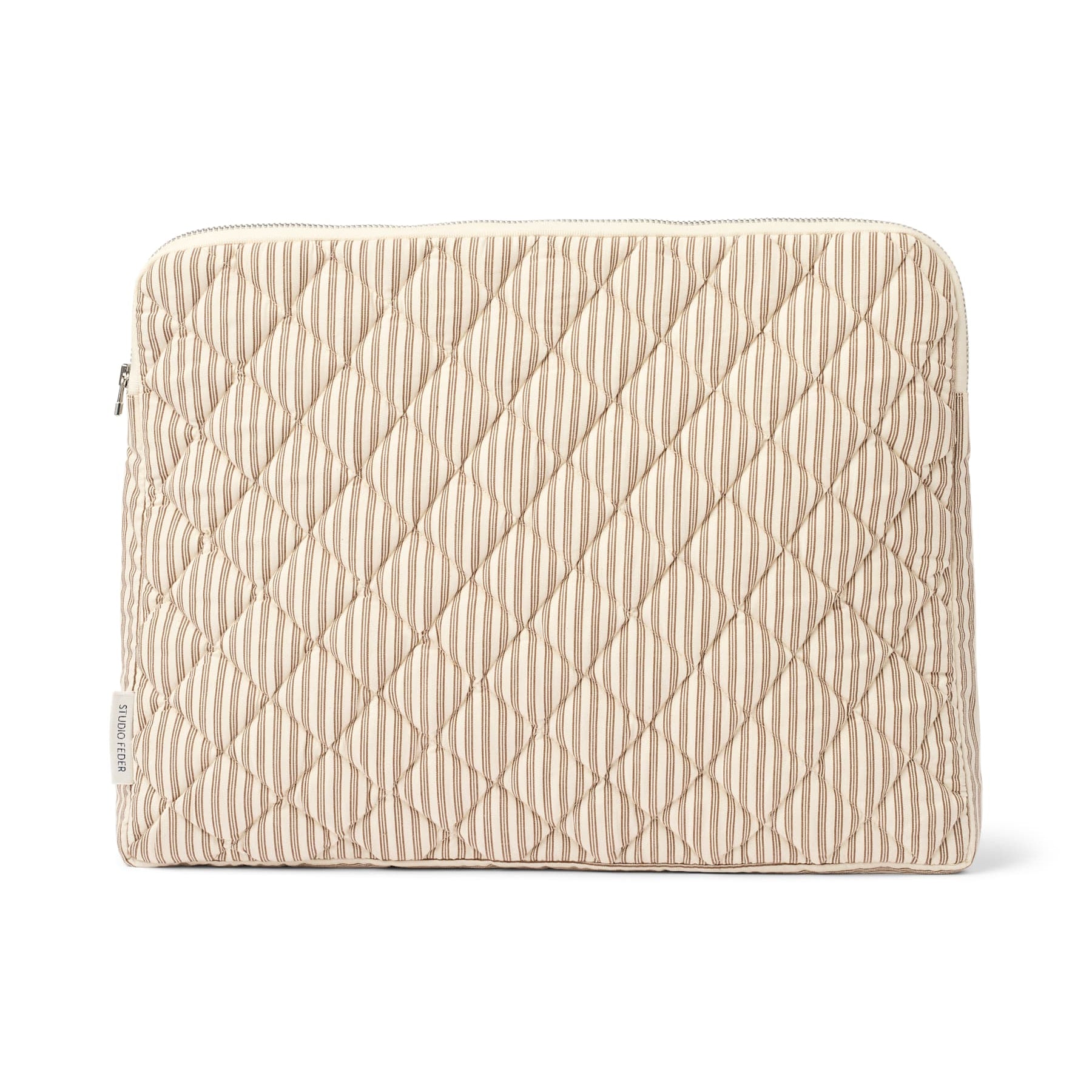 Laptop case - Brown Beach stripe - 40x45