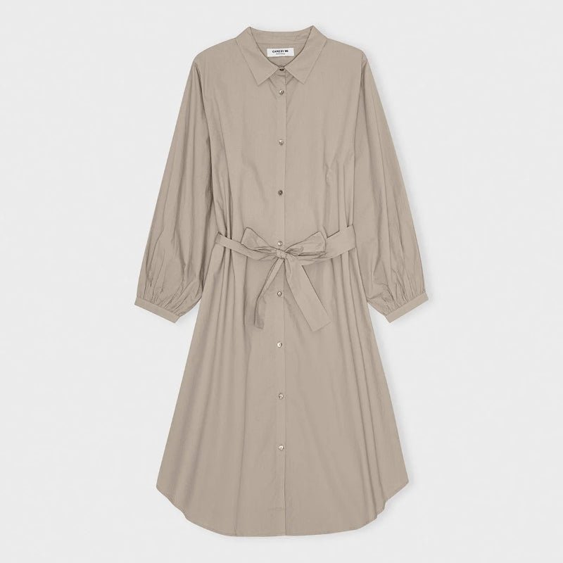 Laura - shirt Dress - Sand - Nordic Home Living