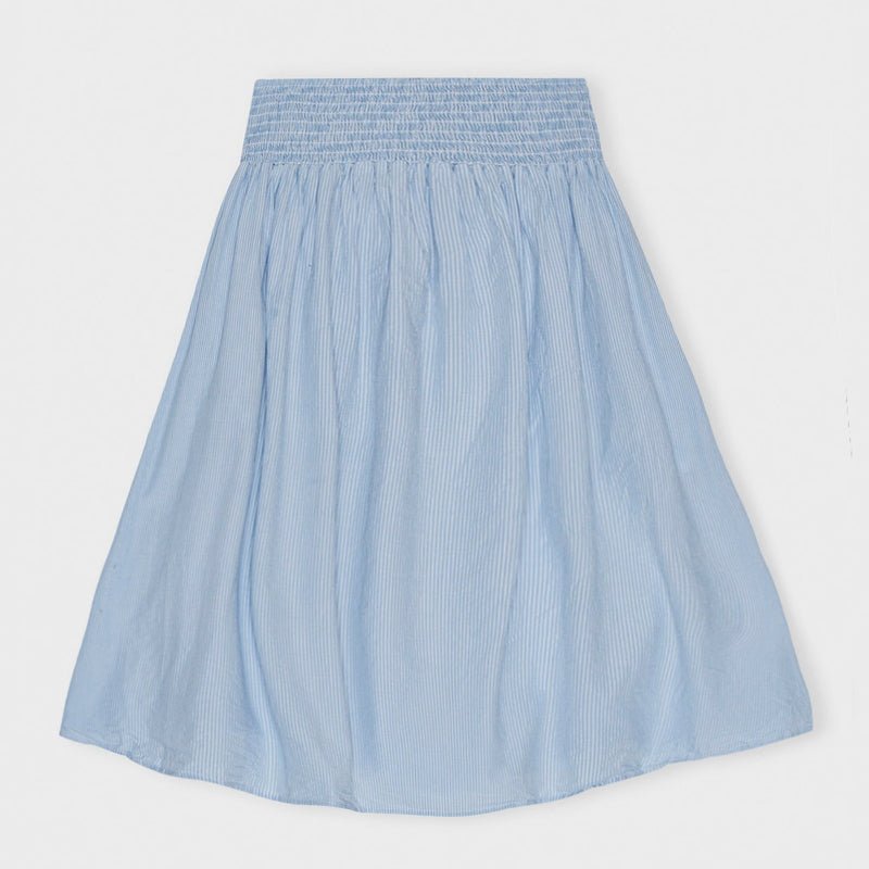 Laura Skirt - Summer blue/White - Nordic Home Living