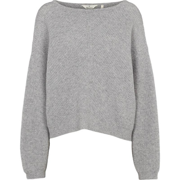 Lise - Scoop Neck - Light Grey melange | Basic Apparel - Nordic Home Living