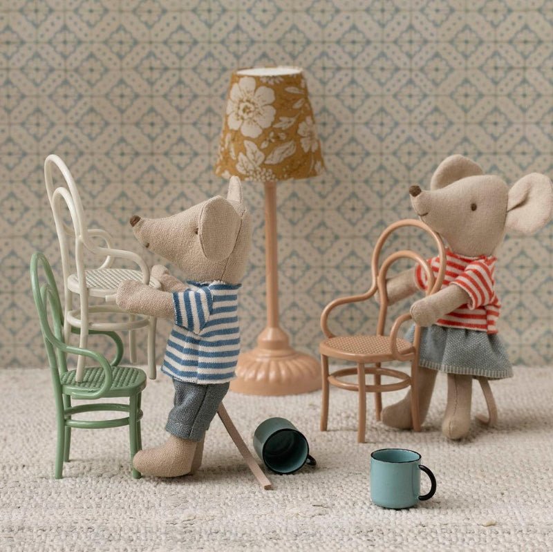 Louimax & Stella - lillebror & lillesøster mus - Nordic Home Living