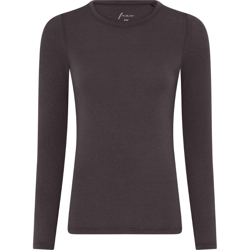Lucca - LS O-neck - Cashmere - Chocolate torte - Nordic Home Living