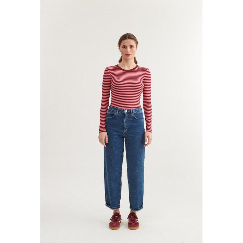 Ludmilla - LS - Bubble gum/ Bordeaux Truffle - Nordic Home Living