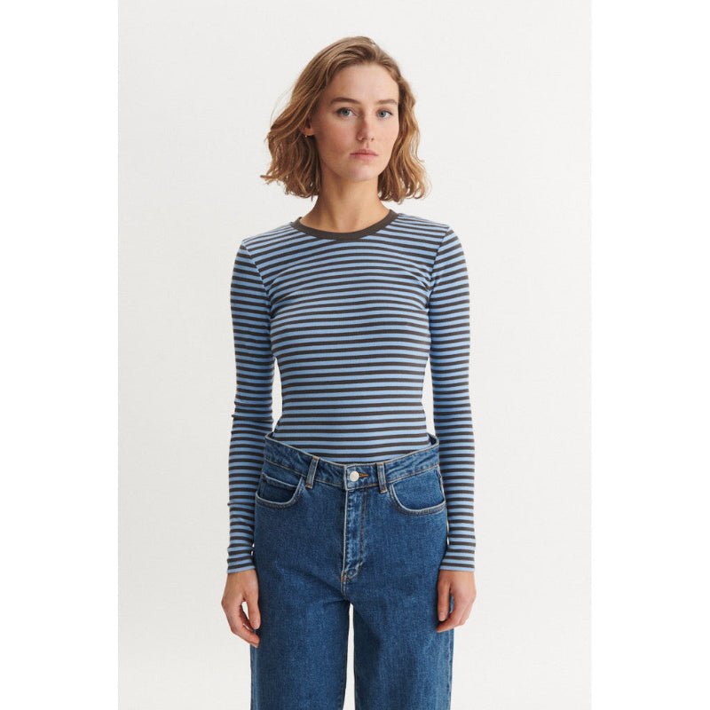 Ludmilla - LS - frozen fjord/raven - Nordic Home Living