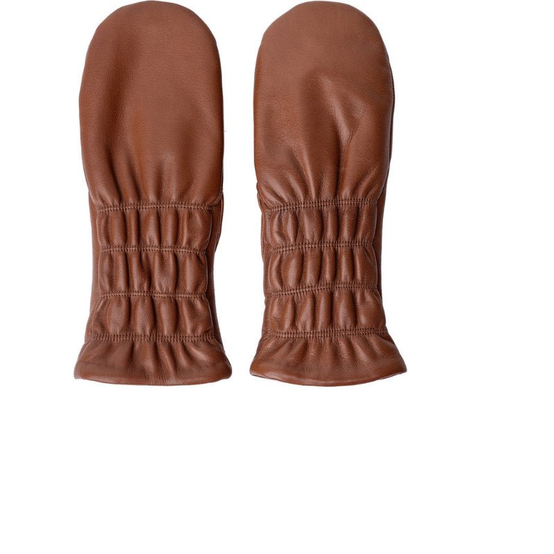 Luffer - Kara - med foer - Cognac - Nordic Home Living
