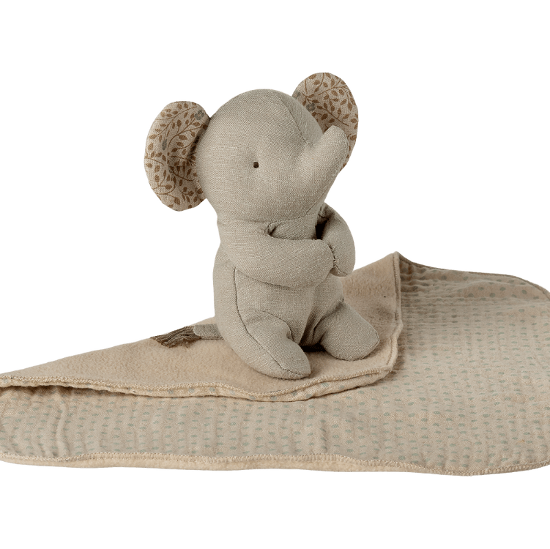 Lullaby Friend - Elefant mini - grå - Nordic Home Living