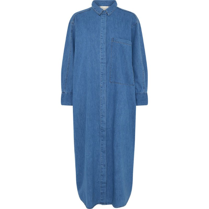 Lyon - Kjole - Medium blue denim - Nordic Home Living