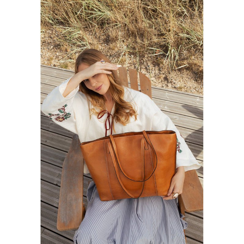 Malou Big - Taske - Burned tan - Nordic Home Living