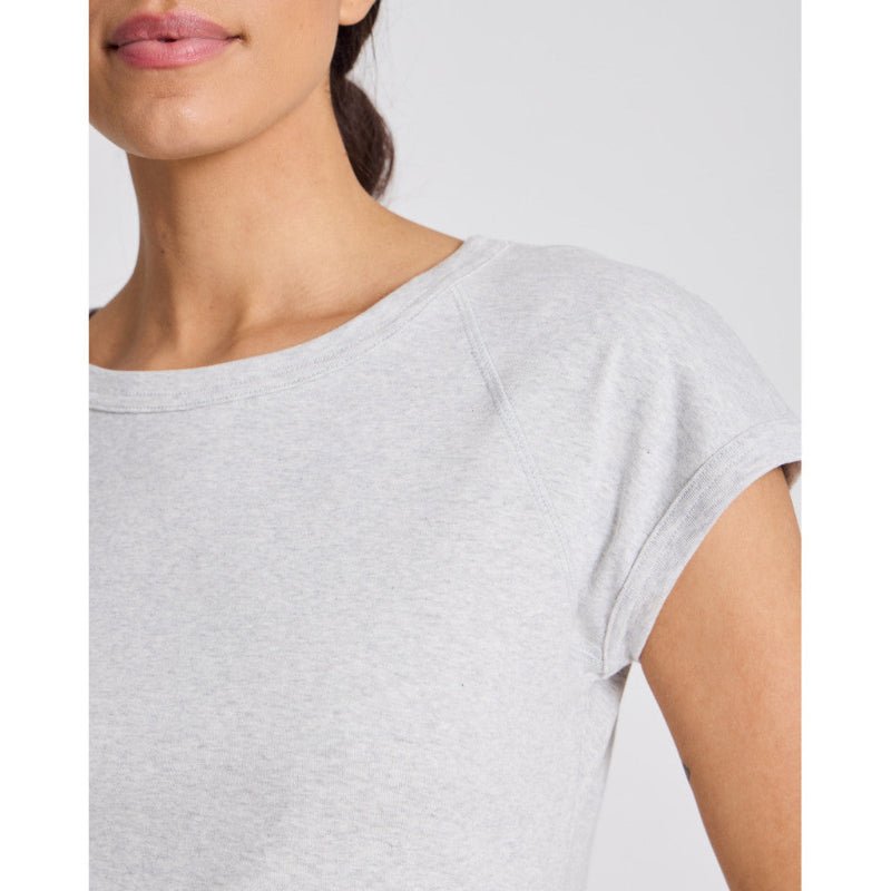 Malou - T-shirt - Grey Melange - Nordic Home Living