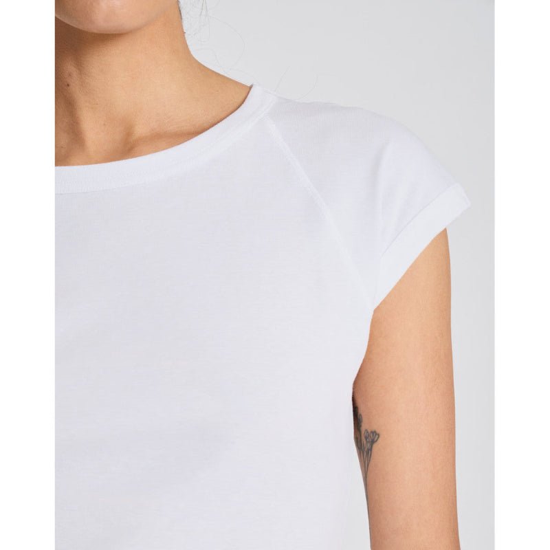 Malou - T-shirt - Hvid - Nordic Home Living