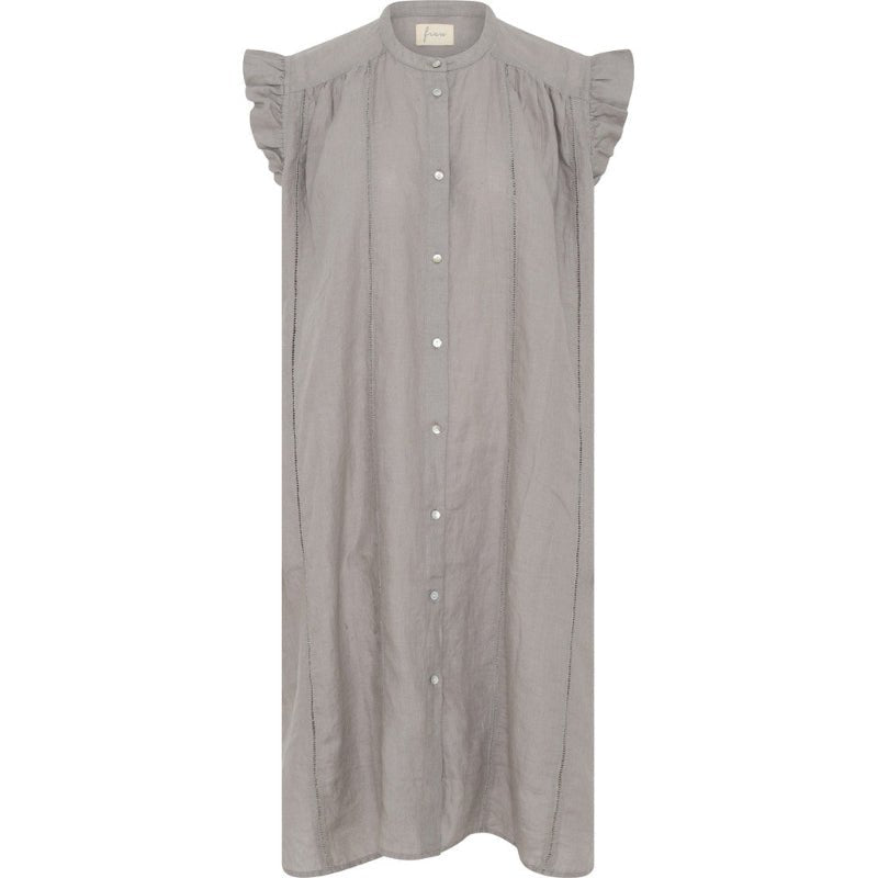 Napoli - deco knee dress - Dove - Nordic Home Living
