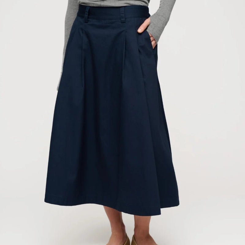 Nederdel - Poem twill - dark navy - Nordic Home Living