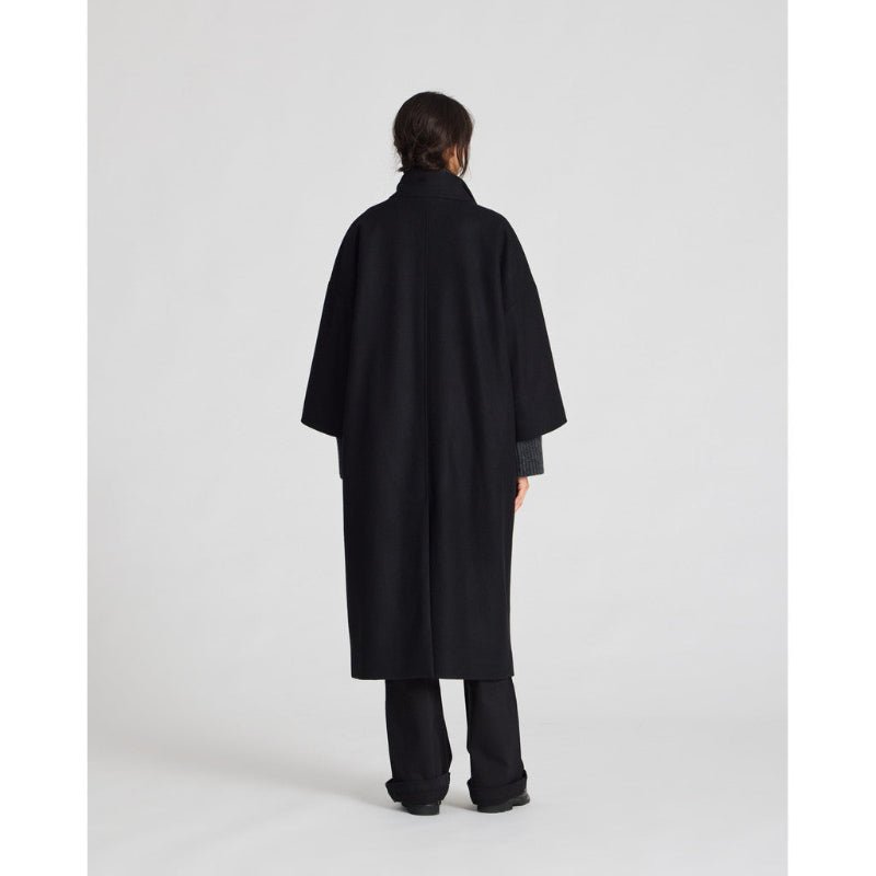 Nete Coat - Black wool - Nordic Home Living