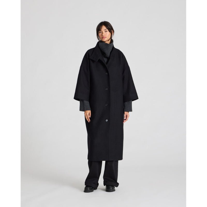 Nete Coat - Black wool - Nordic Home Living