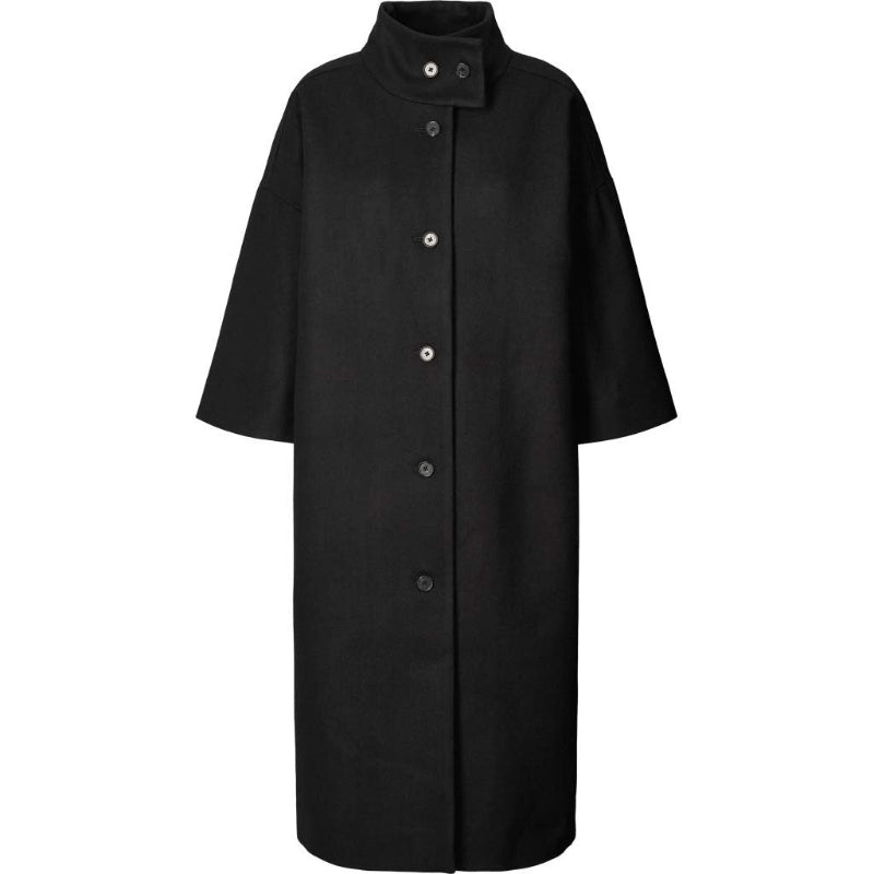 Nete Coat - Black wool - Nordic Home Living