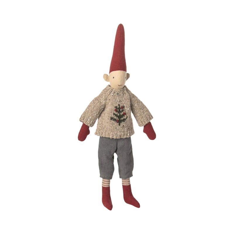 Nisse - Str. 2 - dreng - strikket sweater - Nordic Home Living