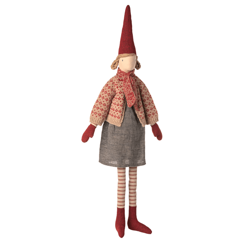Nissepige - Str. 4 - Pige med cardigan - Nordic Home Living