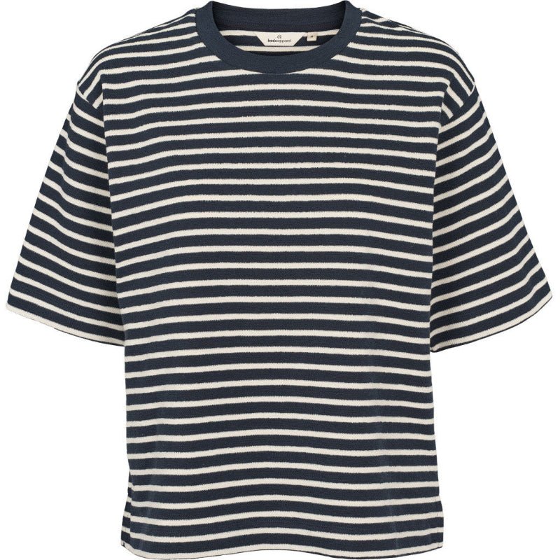 Oversized tee - Anneli - Sky Captain/Birch - Nordic Home Living