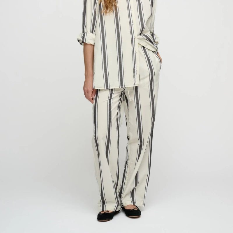 Pants - Moon - ecru / mørkebrun / hvid - Nordic Home Living