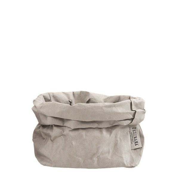 Paper bag - Grey - Medium | UASHMAMA - Nordic Home Living