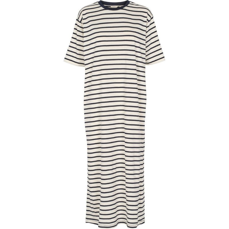 Raja - Kjole - Whisper white/ Sky captain - Nordic Home Living