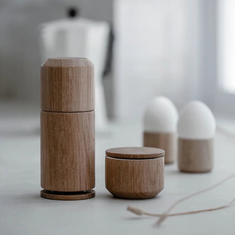 Salt beholder - Olieret eg - Nordic Home Living