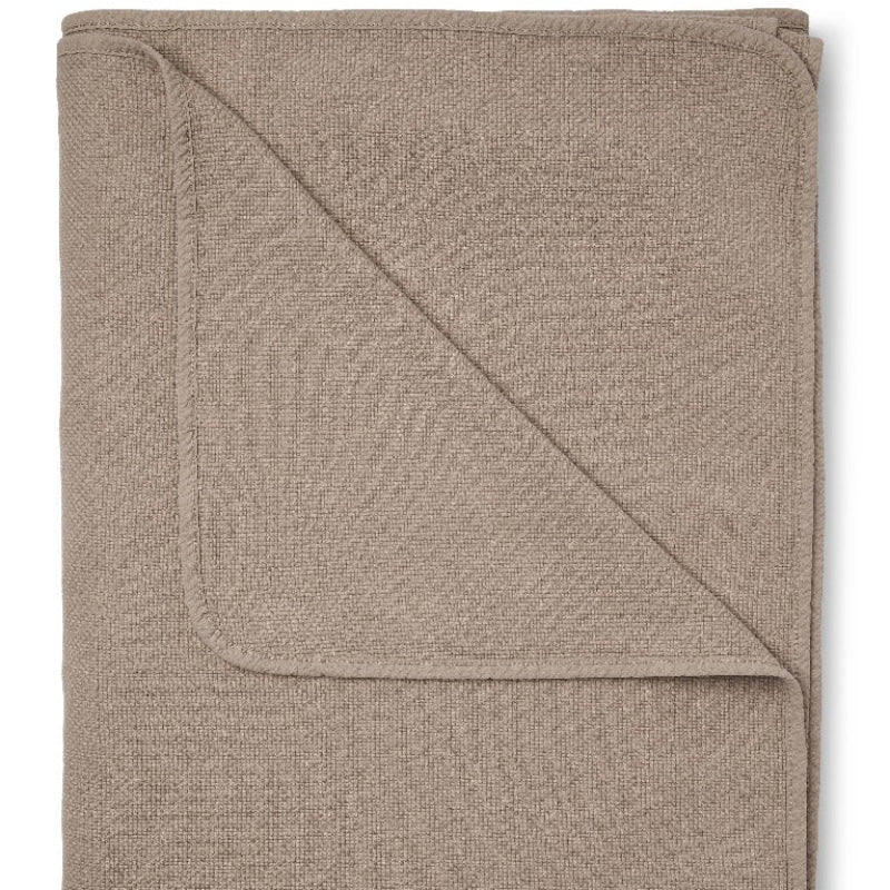 Sengetæppe - Luna - Mørk Sand - 260x260 - Nordic Home Living