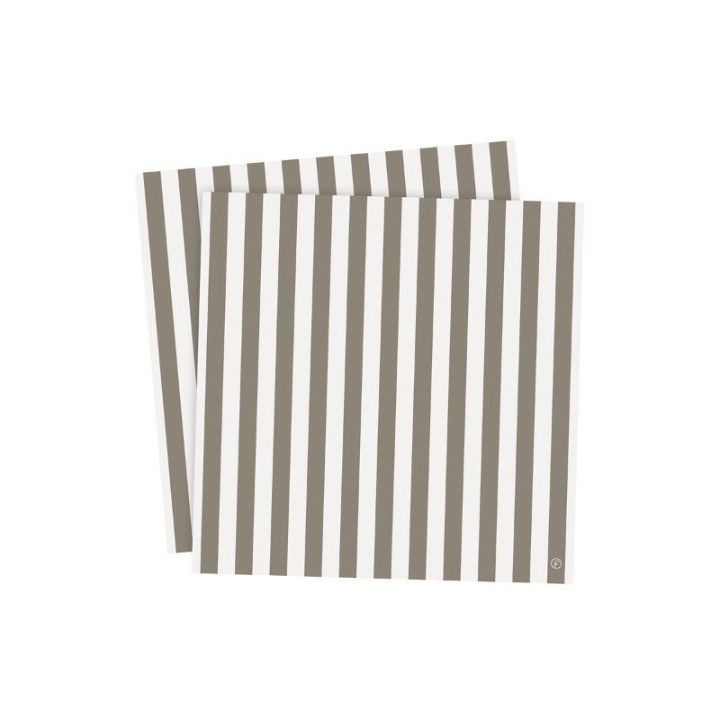 serviet - Muldvarp/hvid - Papir - Nordic Home Living