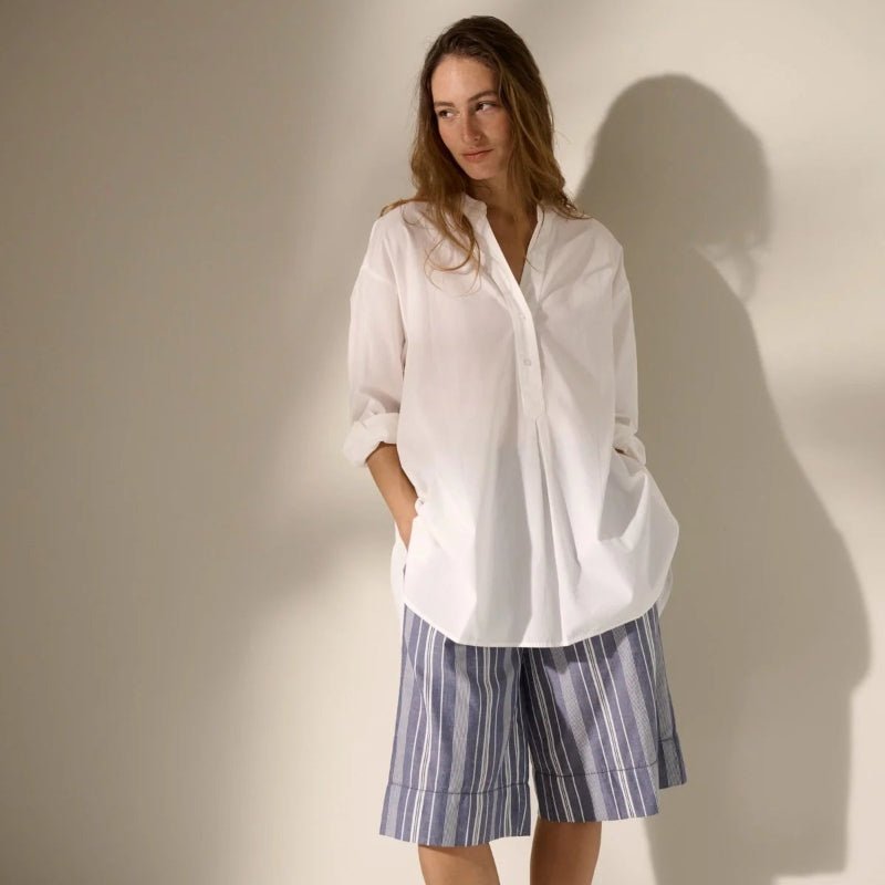 Skjorte - Posy - Poplin - white - Nordic Home Living