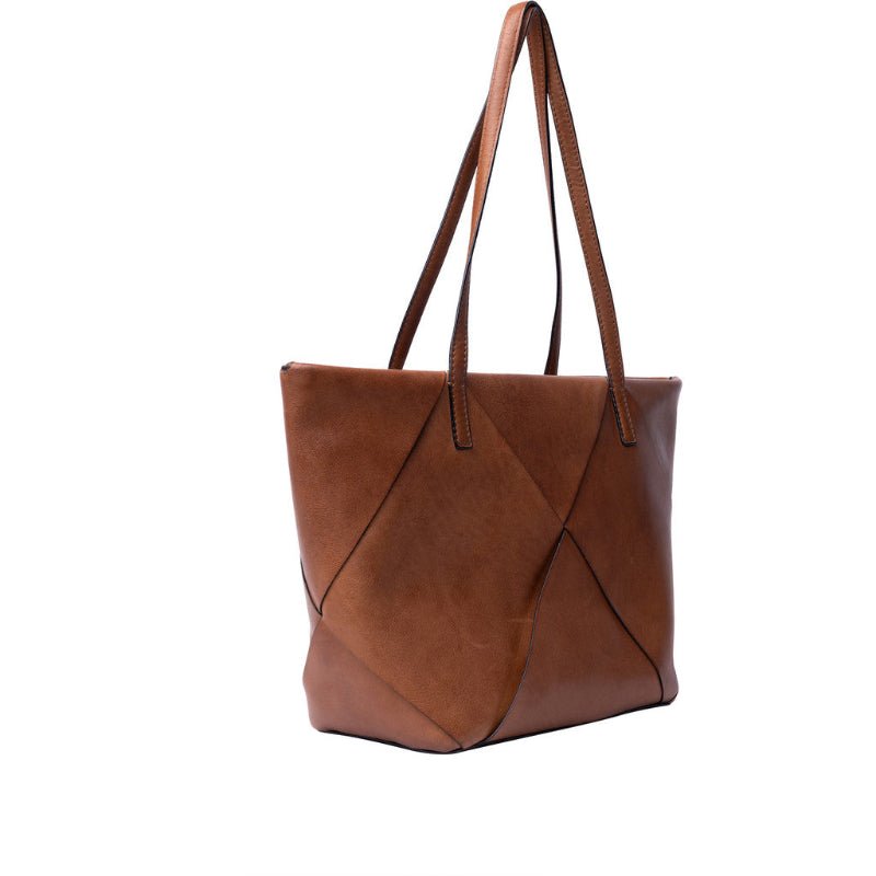 Skuldertaske - Olia Big - Tan - Nordic Home Living