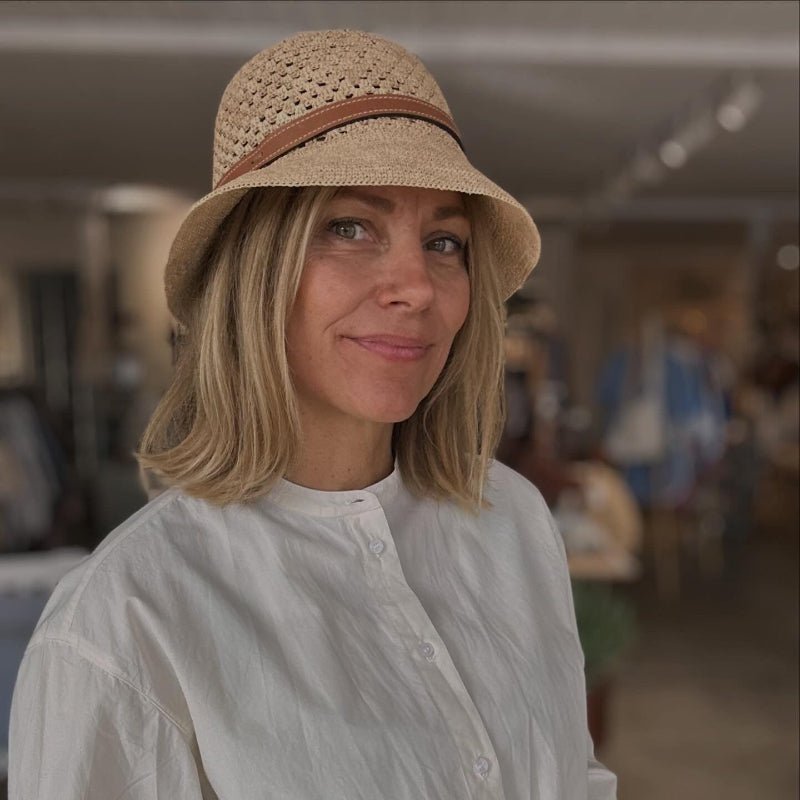 Sommerhat - Bob M Mana - Hør - 100% raffia - Nordic Home Living