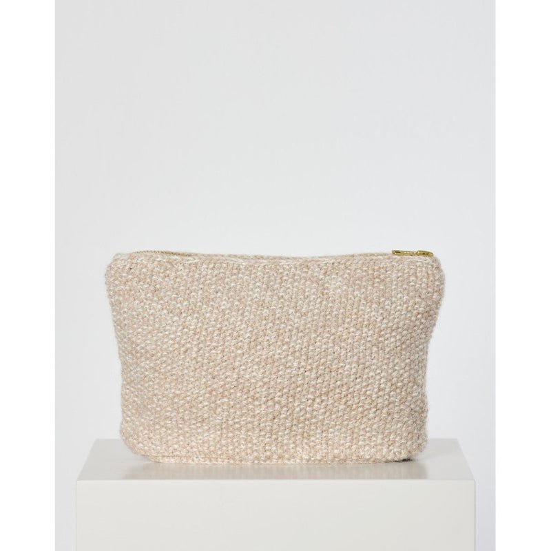 Stine - Alparca Clutch - Dusty powder/ecru - Nordic Home Living