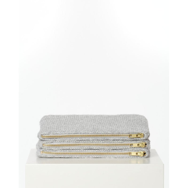 Stine - Alparca Clutch - Grey melange - Nordic Home Living