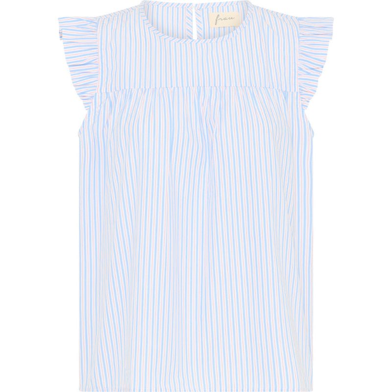Stockholm top - Pisa Puff - Blue Cameo Brown - Nordic Home Living
