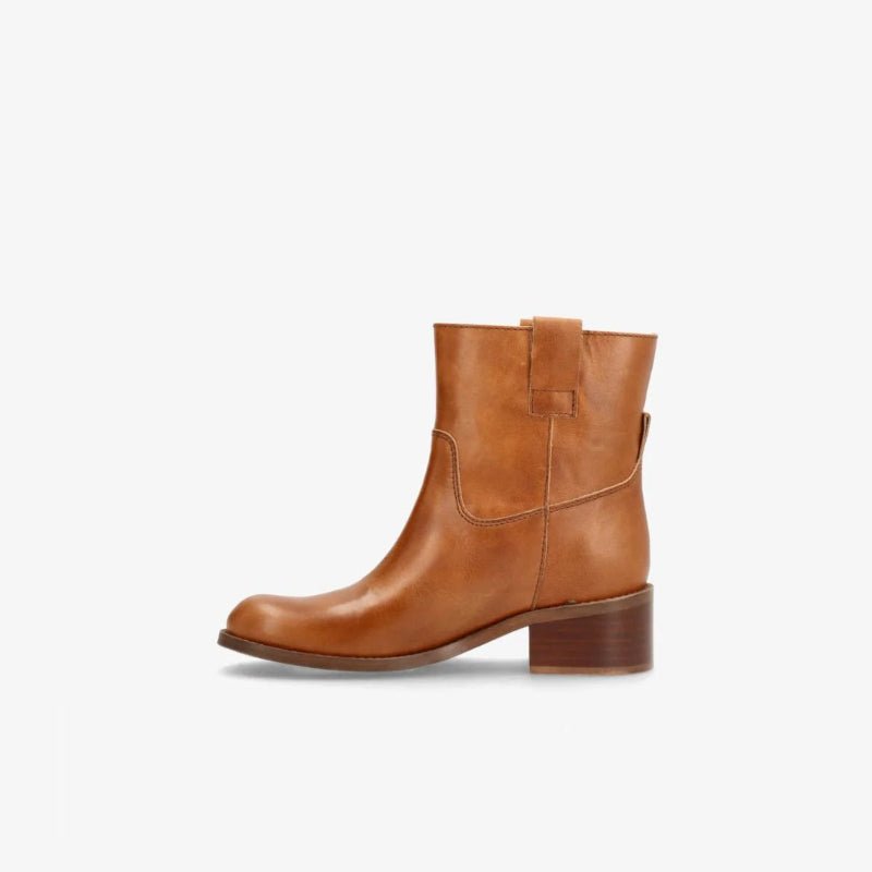 Støvle - Martina Low - Cognac leather - Nordic Home Living
