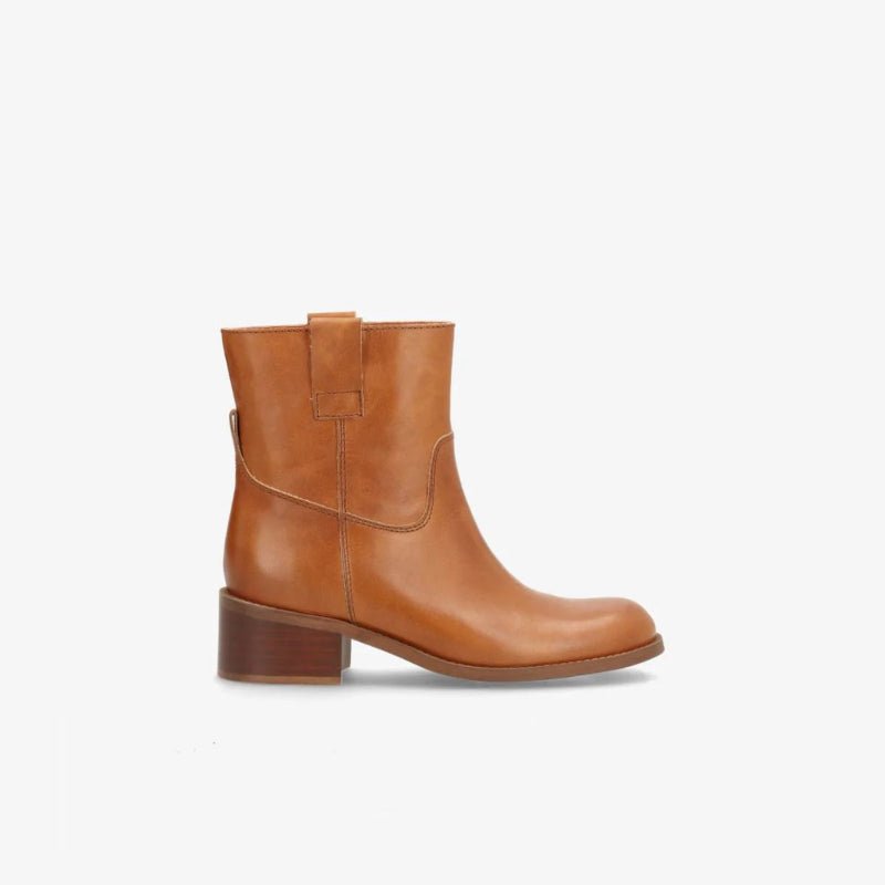 Støvle - Martina Low - Cognac leather - Nordic Home Living