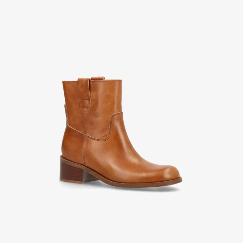 Støvle - Martina Low - Cognac leather - Nordic Home Living